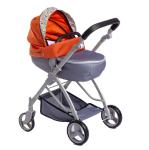 JC Toys/Berenguer - JC Toys - for Keeps Playtime | Deluxe Folding Sports Pram Stroller | Nature Theme Collection | for Dolls up to 20